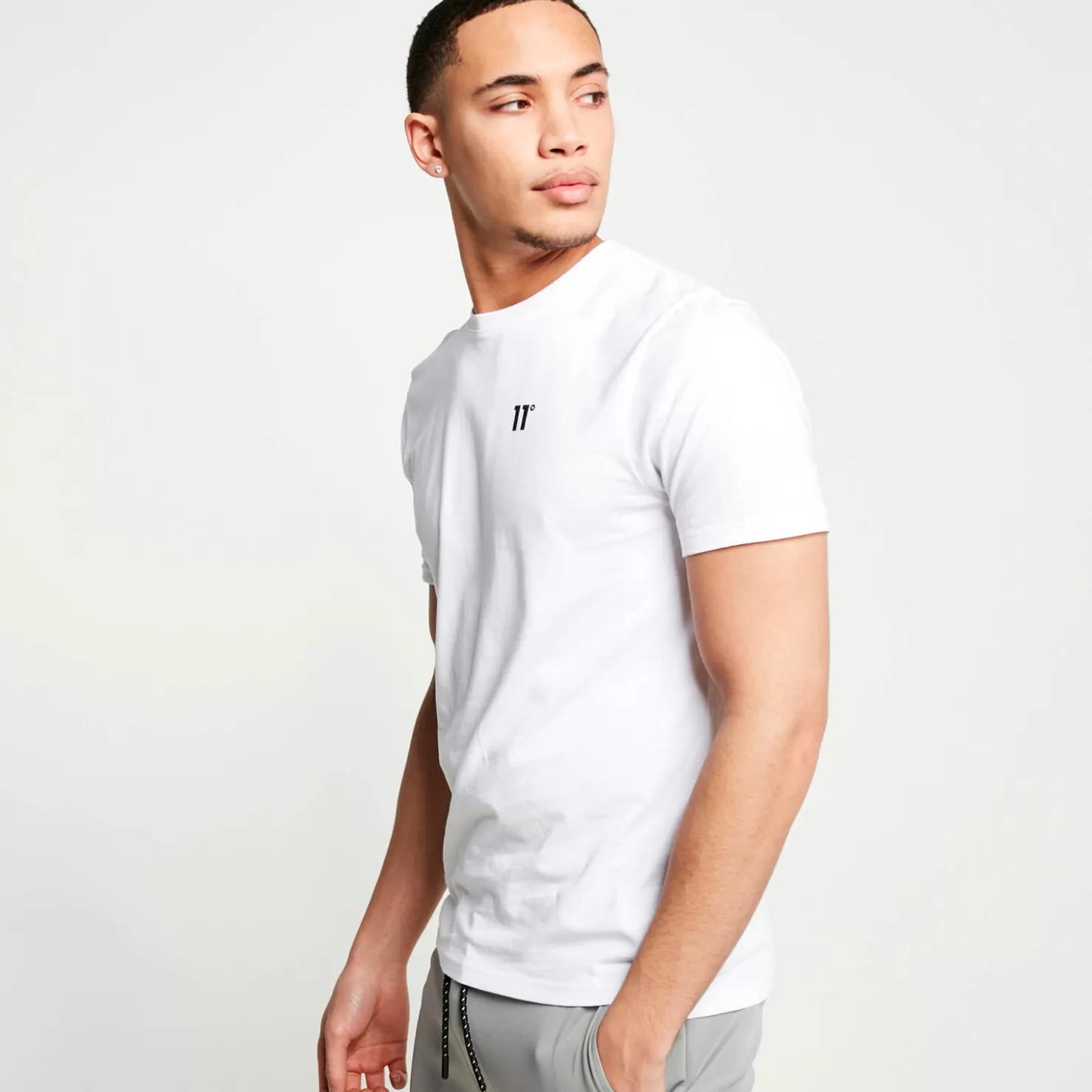 11 Degrees T-Shirts< 3 Pack Essential Short Sleeve T-Shirts – Black / White / Grey Marl