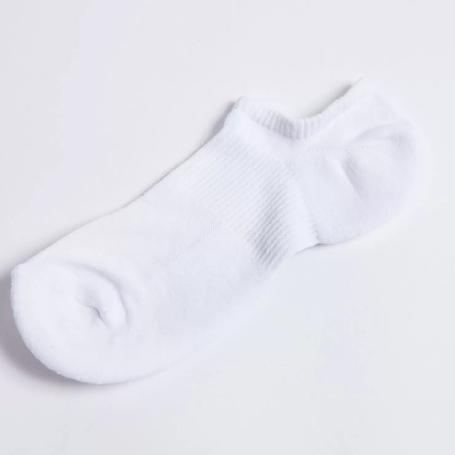 11 Degrees Socks & Underwear< 3 Pack Text Graphic Trainer Liner Socks – White/White/White