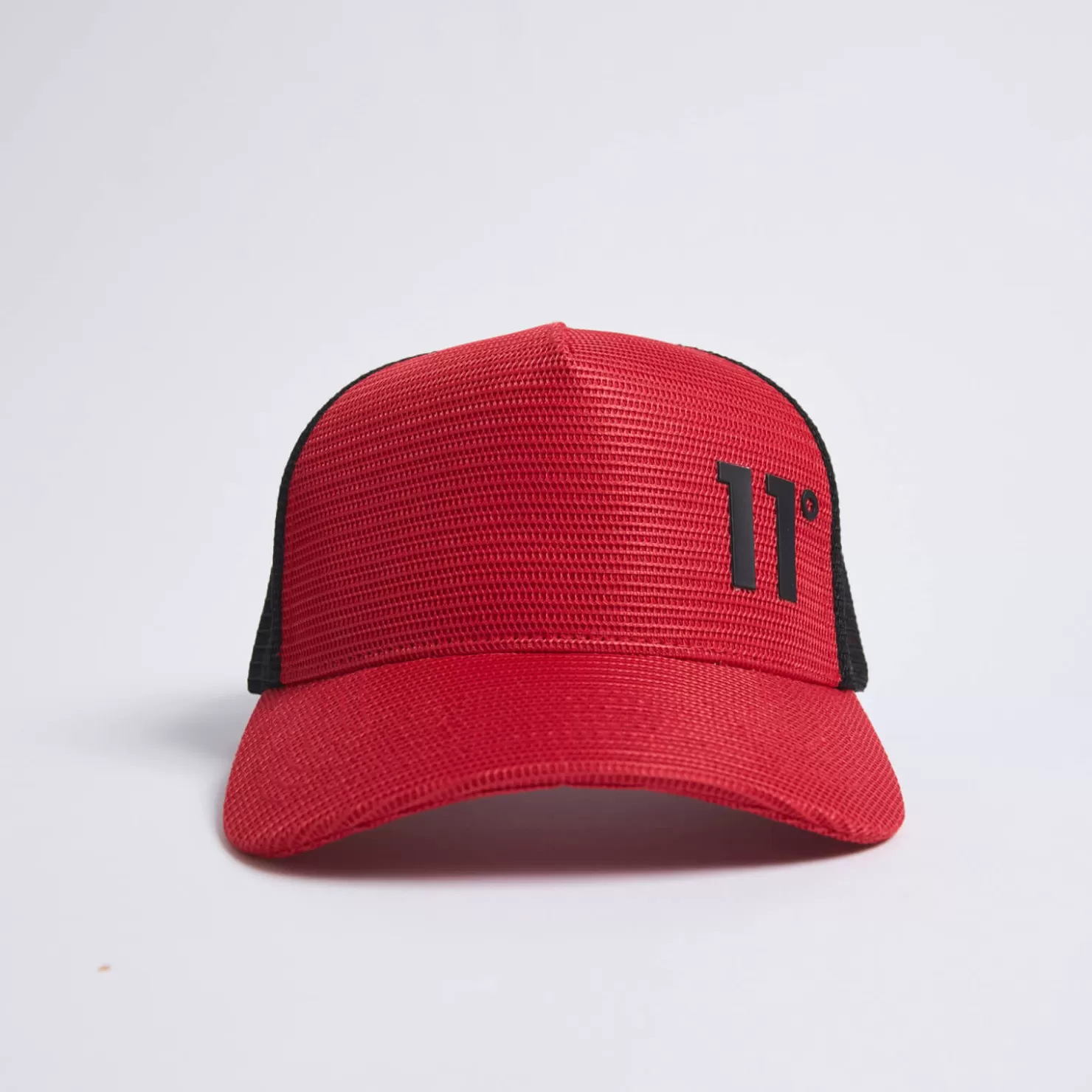 11 Degrees Caps & Hats< Closed Mesh Trucker Cap – Ski Patrol Red