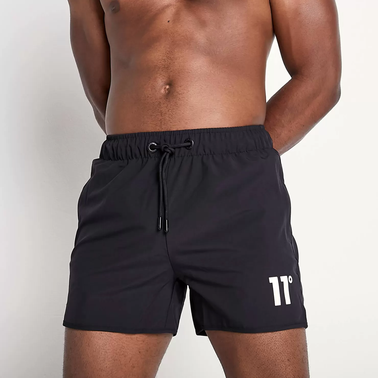 11 Degrees Swim Shorts< Core Swim Shorts – Black
