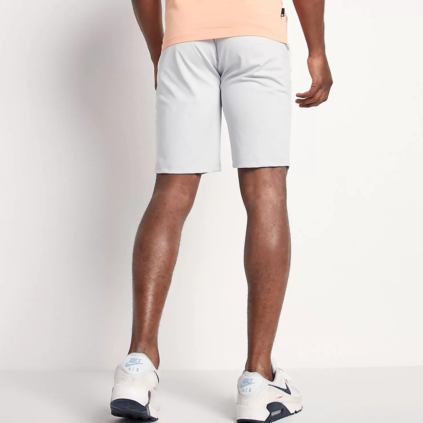 11 Degrees Shorts< Cut And Sew Tape Detail Poly Shorts – Vapour Grey / White