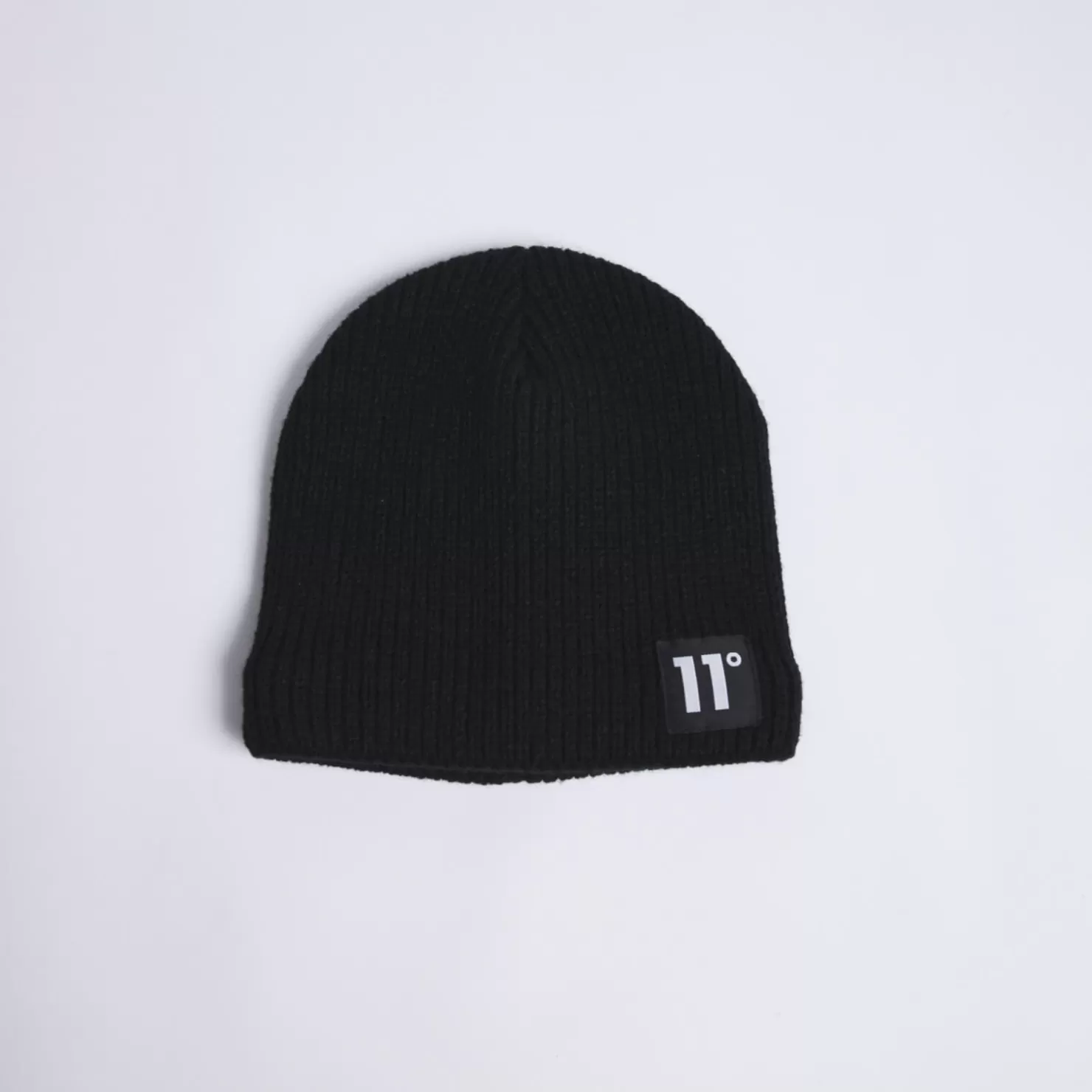 11 Degrees Caps & Hats< Fleece Lined Knitted Beanie – Black