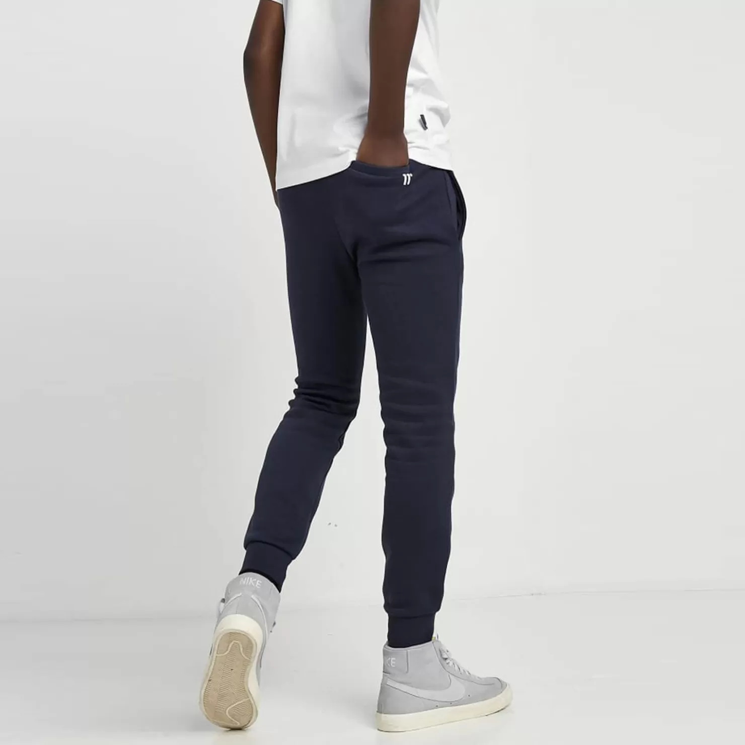 11 Degrees Joggers< Junior Core Joggers Small Logo – Navy