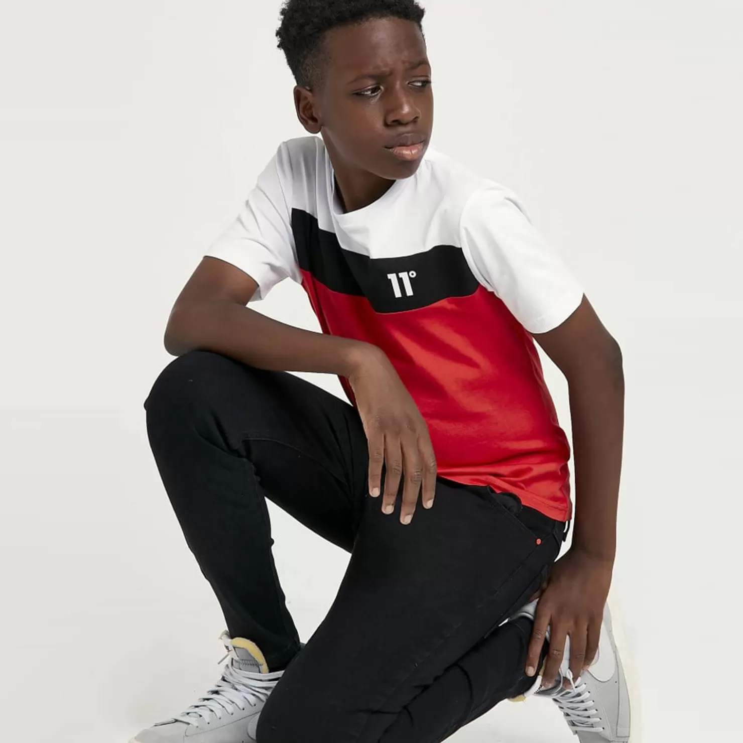 11 Degrees Jeans< Junior Sustainable Skinny Jeans – Jet Black Wash
