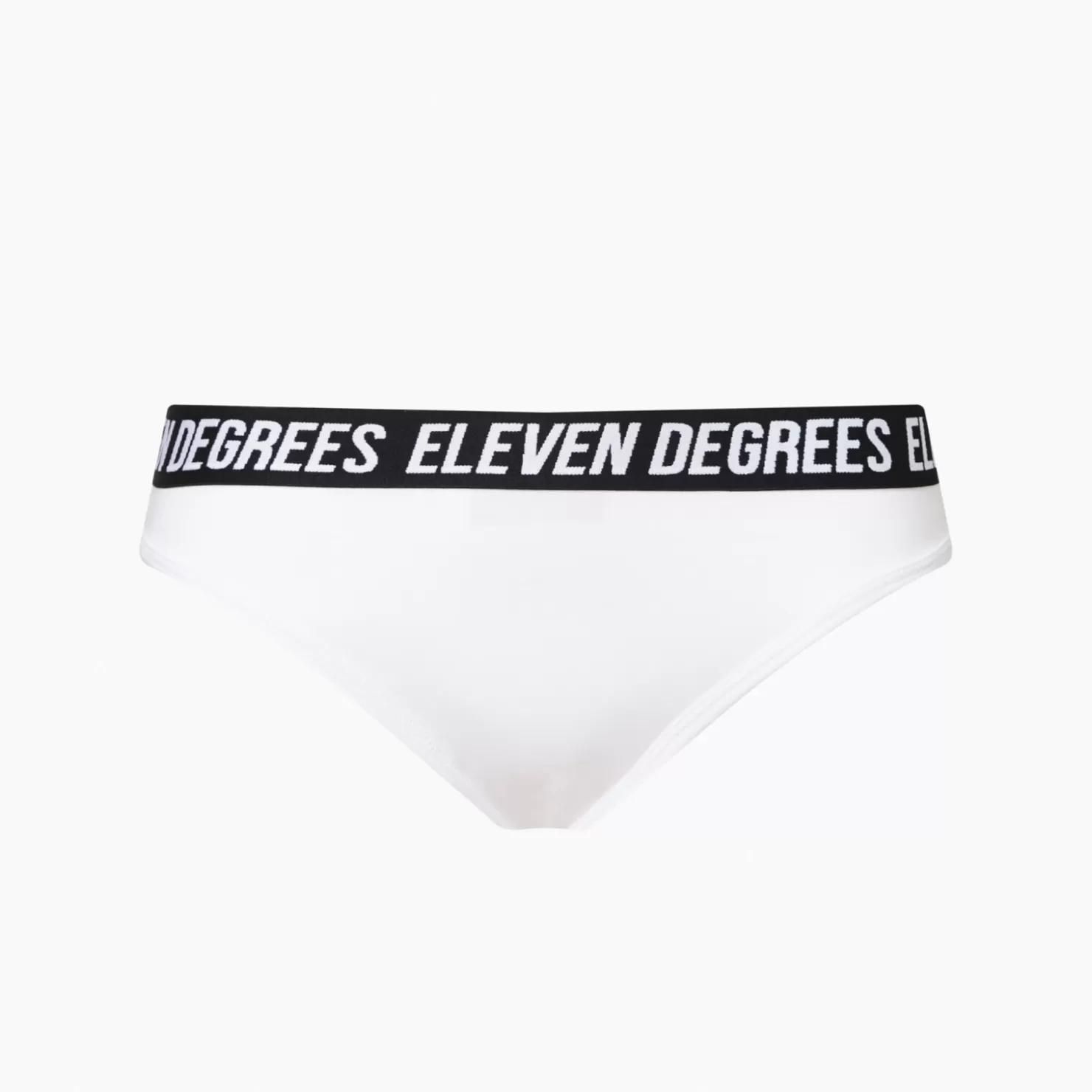 11 Degrees Underwear< Womens Cotton Underwear Briefs – White