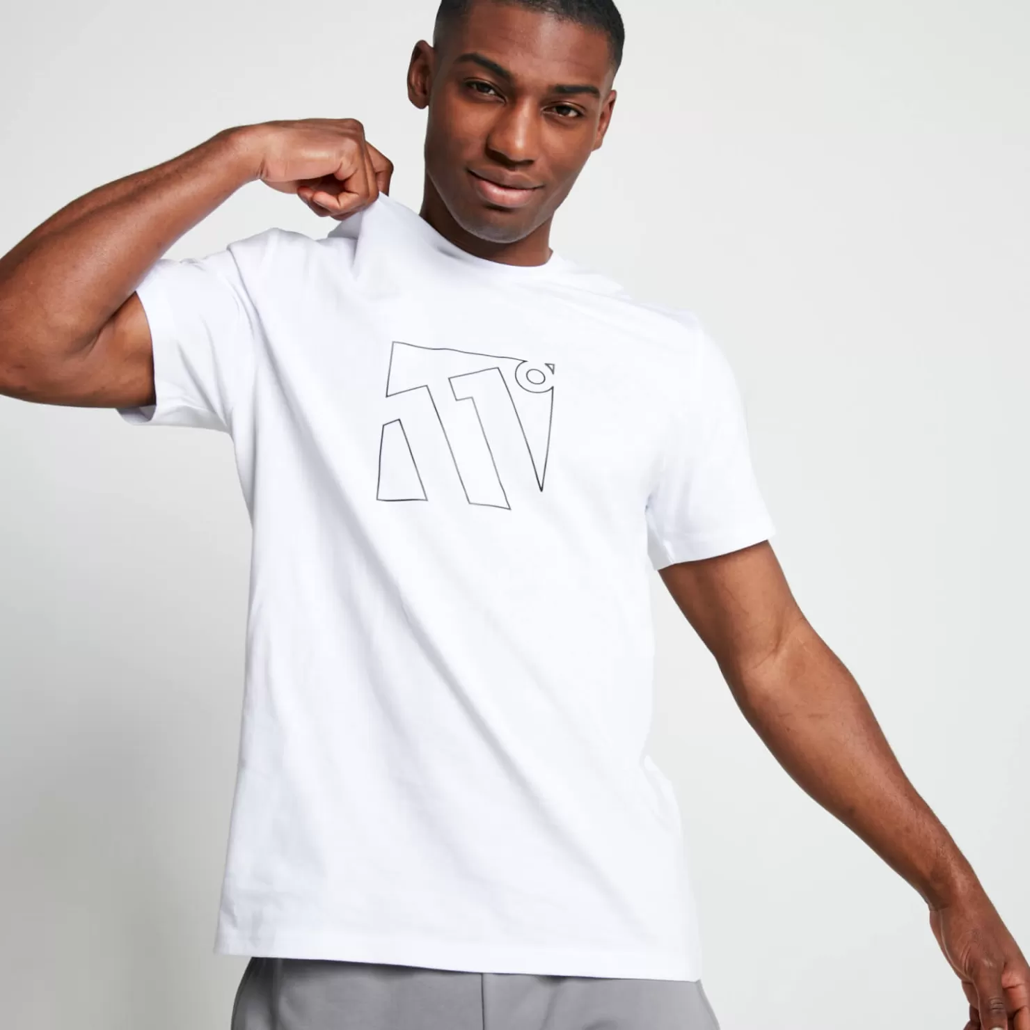 11 Degrees T-Shirts<Contour T-Shirt – White