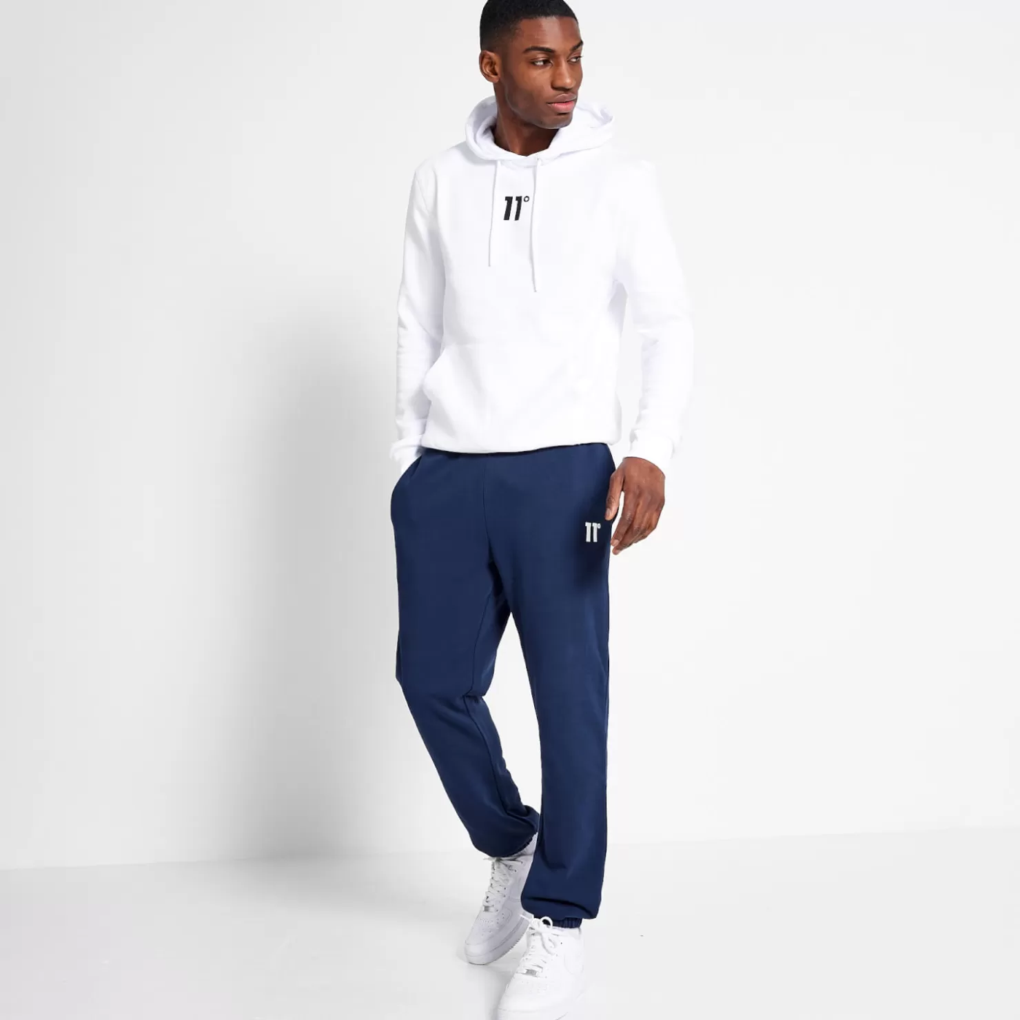 11 Degrees Joggers<Core Cuffed Joggers – Navy