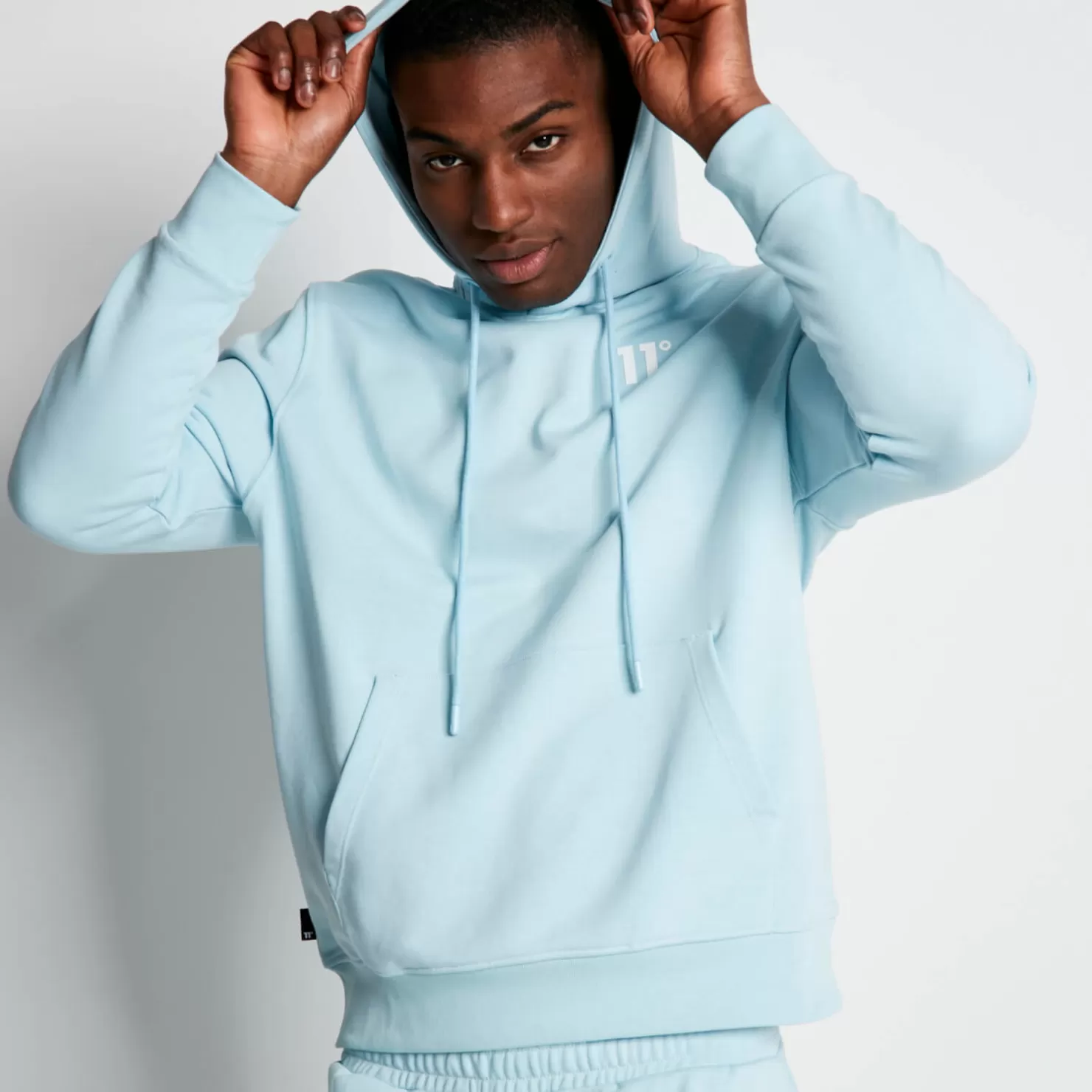 11 Degrees Hoodies<Core Hoodie – Light Blue