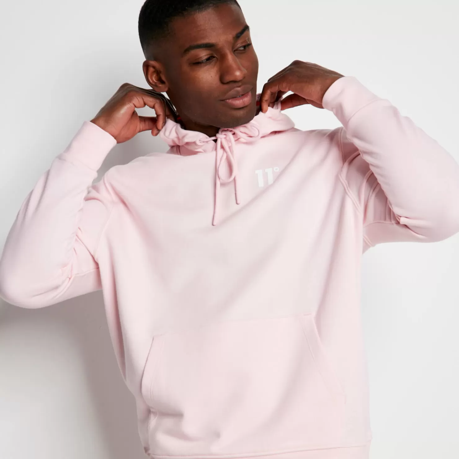 11 Degrees Hoodies<Core Hoodie – Light Pink