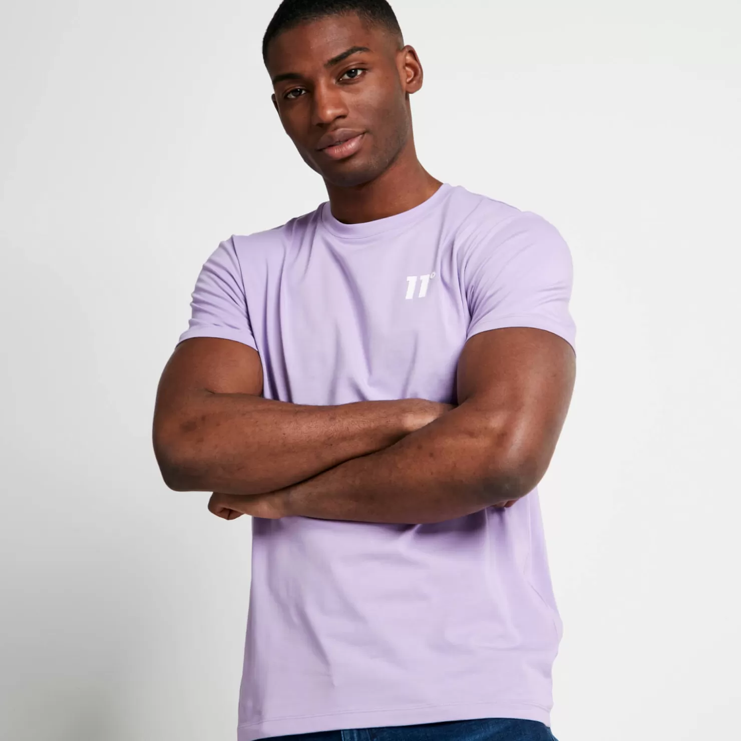 11 Degrees T-Shirts<Core Muscle Fit T-Shirt – Digital Lavender