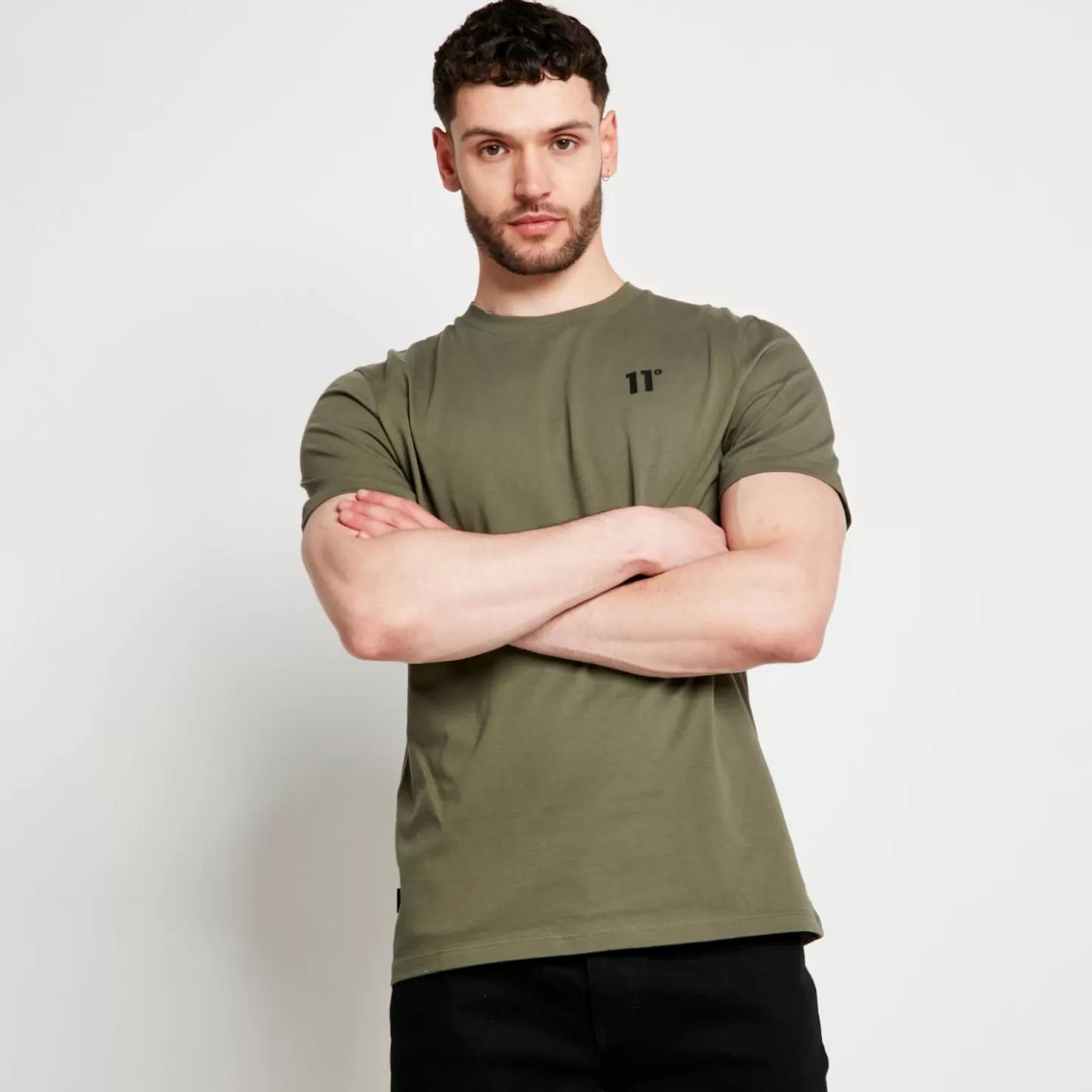 11 Degrees T-Shirts<Core T-Shirt – Khaki