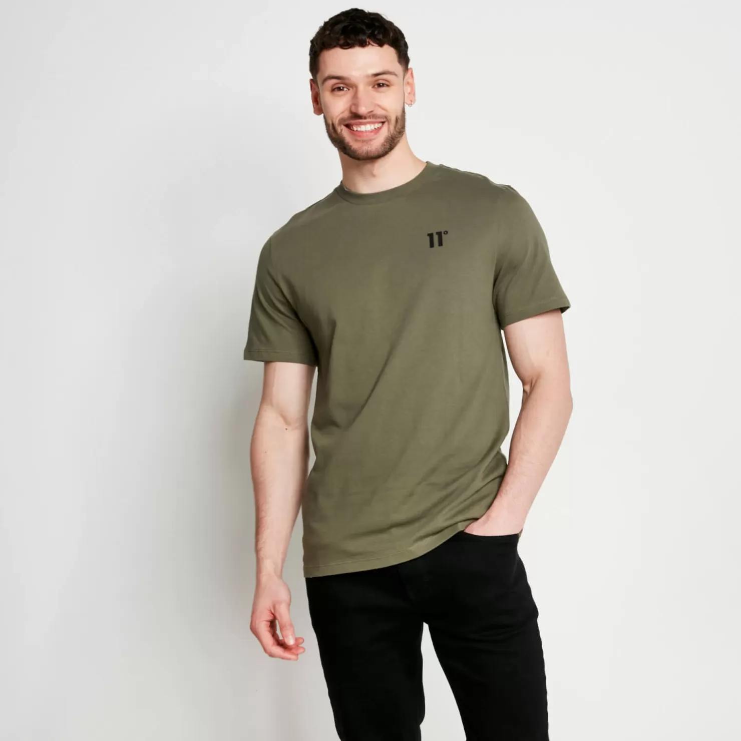 11 Degrees T-Shirts<Core T-Shirt – Khaki