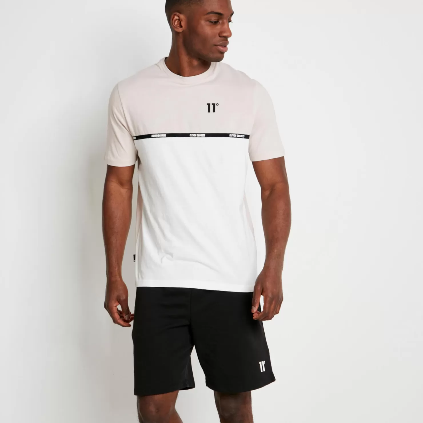 11 Degrees T-Shirts<Energy T-Shirt – Coconut / Stone