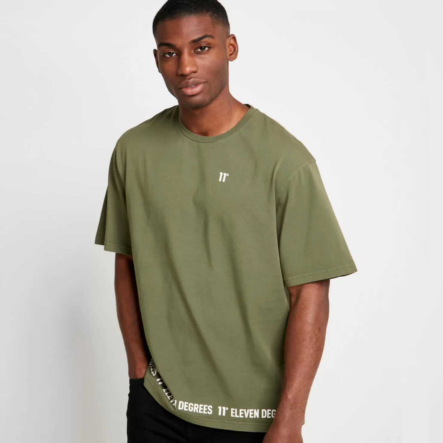 11 Degrees T-Shirts<Everyday T-Shirt – Khaki