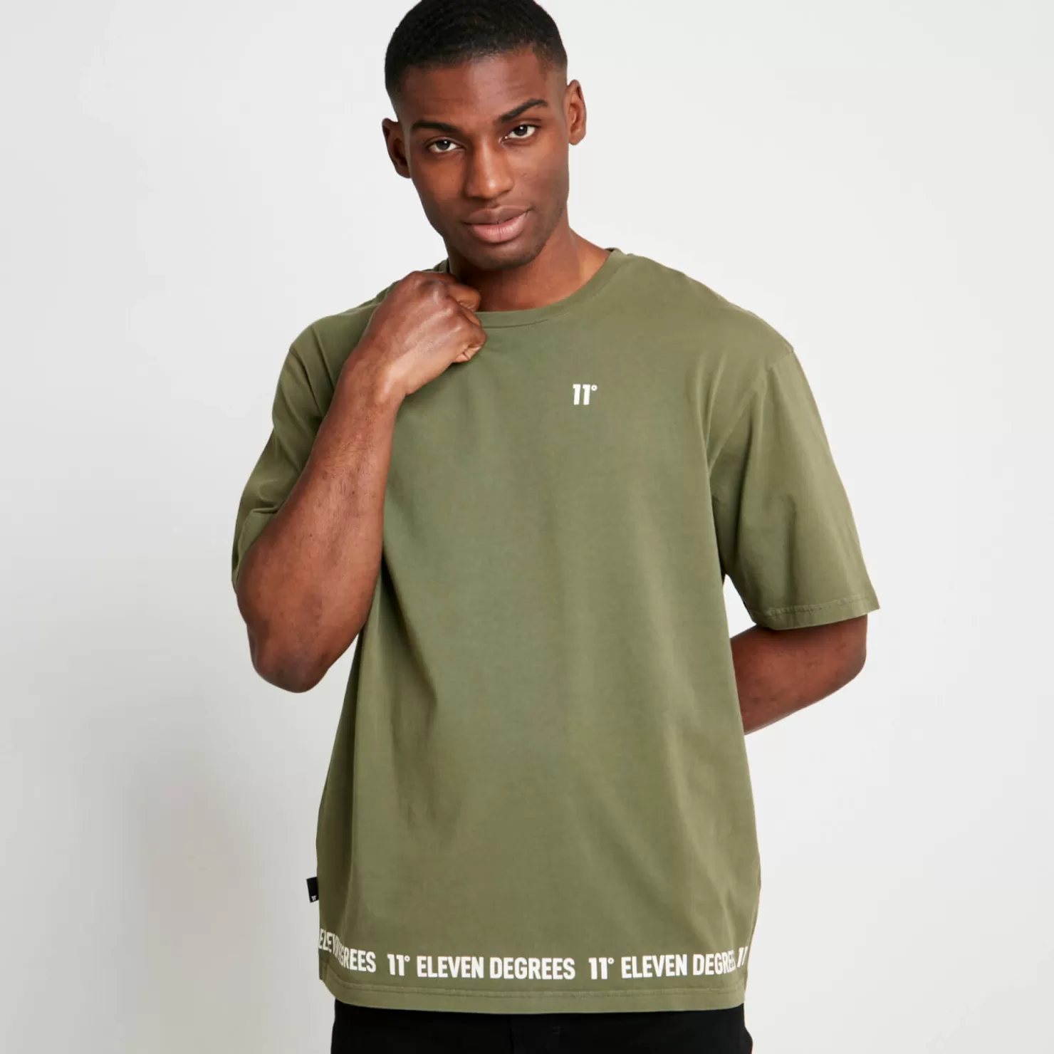 11 Degrees T-Shirts<Everyday T-Shirt – Khaki