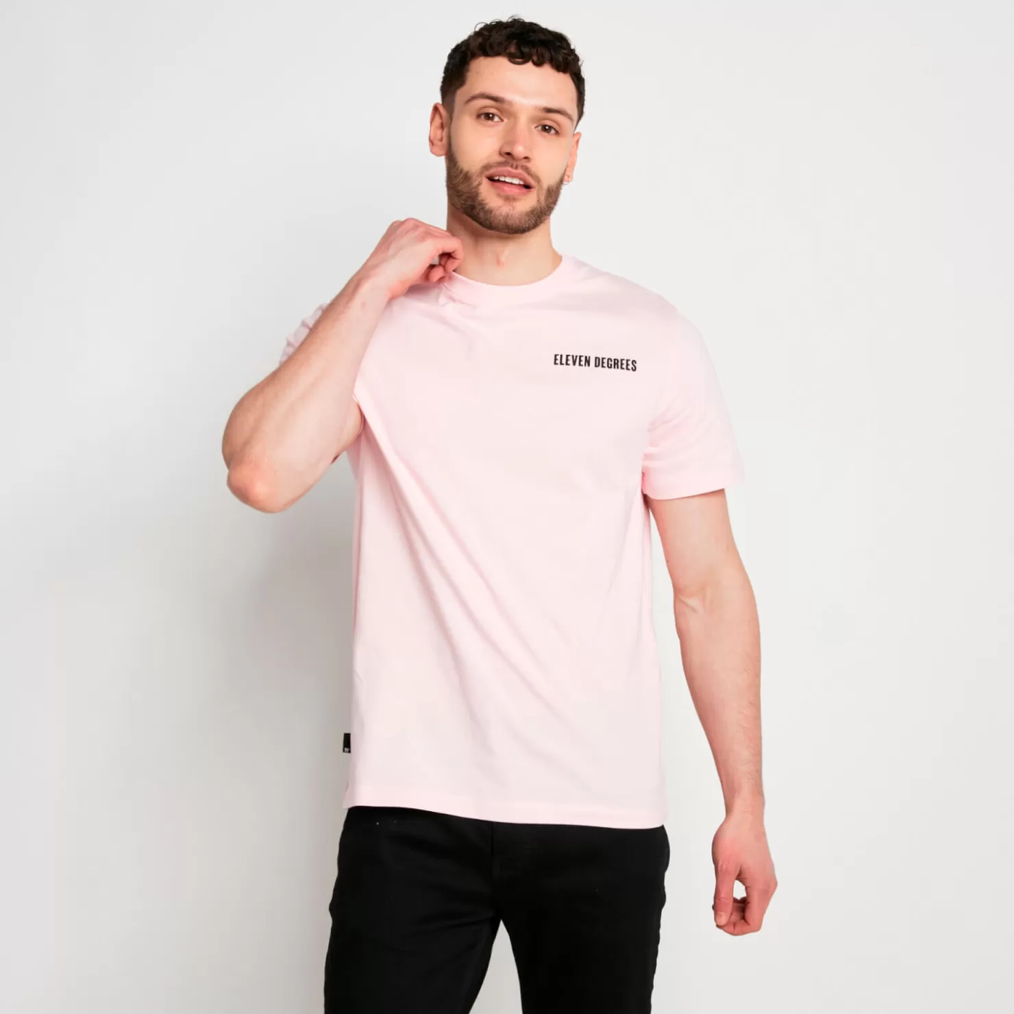 11 Degrees T-Shirts<Global T-Shirt – Light Pink