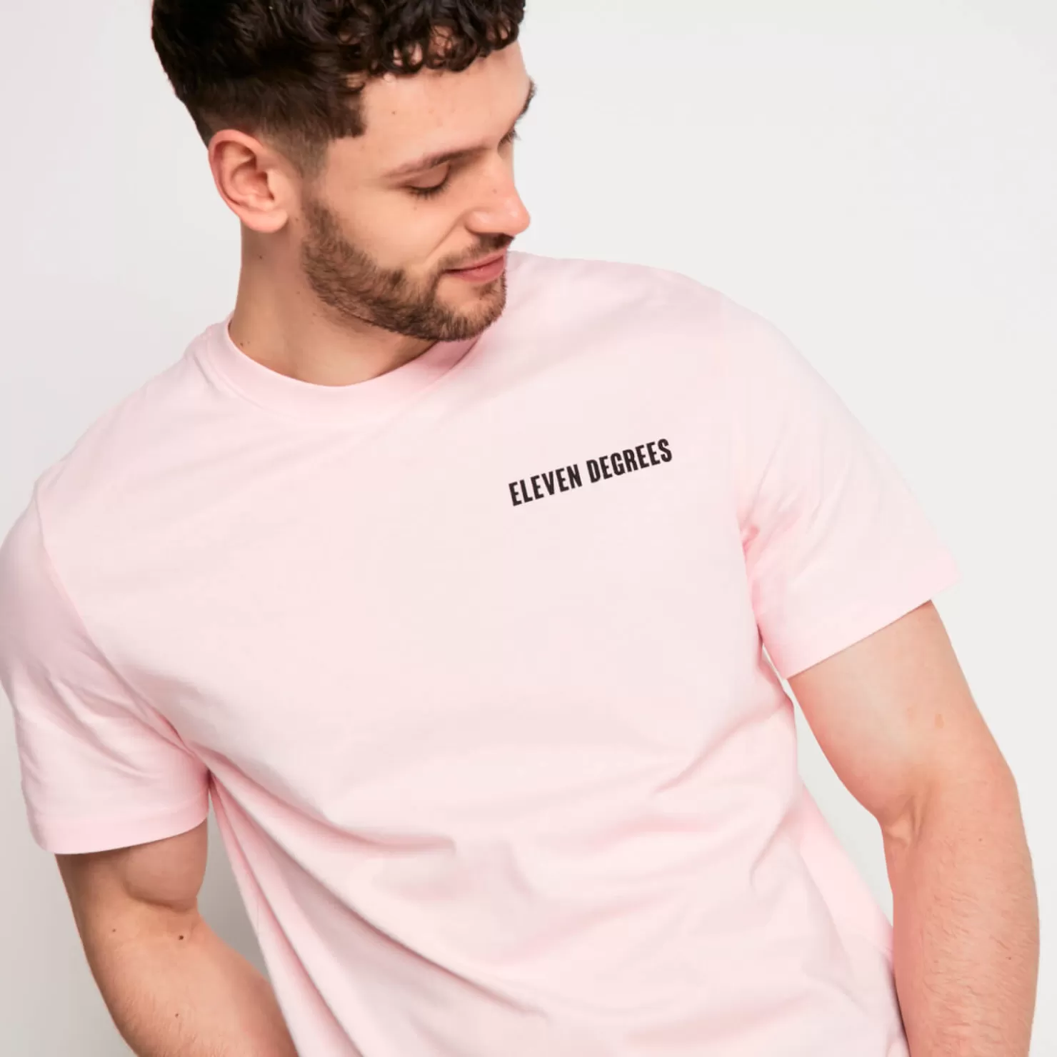 11 Degrees T-Shirts<Global T-Shirt – Light Pink