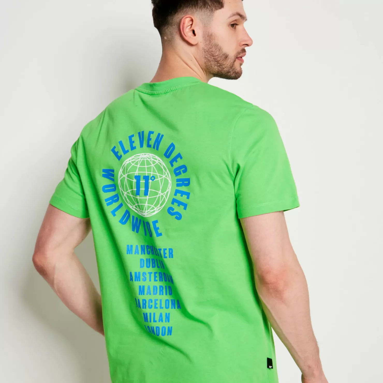 11 Degrees T-Shirts<Worldwide X T-Shirt – Jade Green